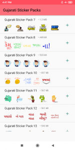 اسکرین شات برنامه Gujarati Stickers for Whatsapp - Gujju WAStickers 2