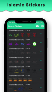 اسکرین شات برنامه Islamic Sticker for Whatsapp - Arabic Stickers App 1