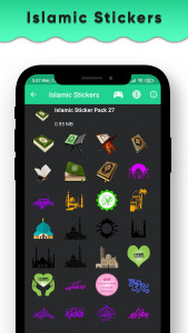 اسکرین شات برنامه Islamic Sticker for Whatsapp - Arabic Stickers App 4