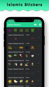 اسکرین شات برنامه Islamic Sticker for Whatsapp - Arabic Stickers App 3