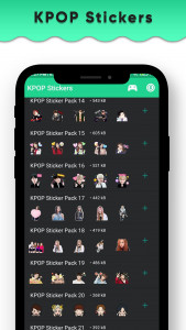 اسکرین شات برنامه KPOP Stickers for Whatsapp 6