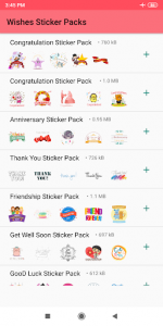 اسکرین شات برنامه All Wishes Stickers for Whatsapp - WAStickerApps 2