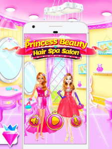اسکرین شات بازی Princess Salon - Dress Up Makeup Game for Girls 5