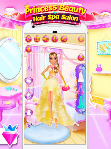 اسکرین شات بازی Princess Salon - Dress Up Makeup Game for Girls 2