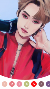 اسکرین شات بازی Stray Kids Paint by Number 3