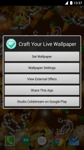 اسکرین شات برنامه Live Minecraft Wallpaper 8