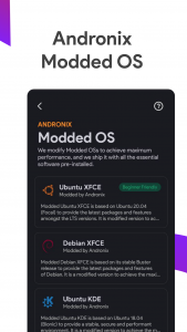 اسکرین شات برنامه Andronix - Linux on Android 3