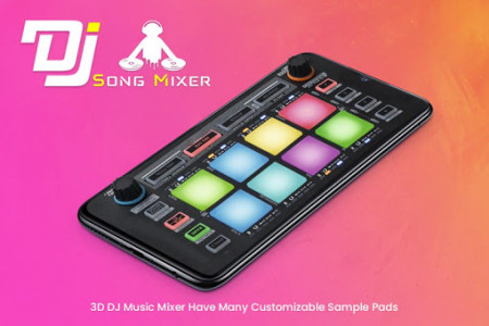 اسکرین شات برنامه DJ Song Mixer with Music : DJ Name Mixer 3
