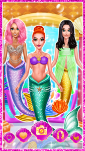 اسکرین شات بازی Mermaid Princess Chic Dress up 4