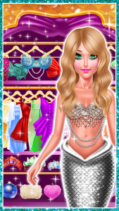 اسکرین شات بازی Mermaid Princess Chic Dress up 2