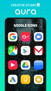 اسکرین شات برنامه Aura Icon Pack 3