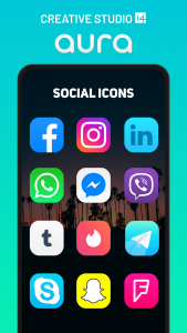 اسکرین شات برنامه Aura Icon Pack 2