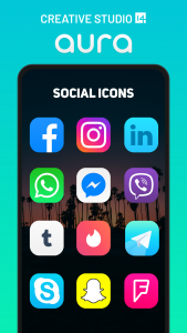 اسکرین شات 2 برنامه Aura Icon Pack