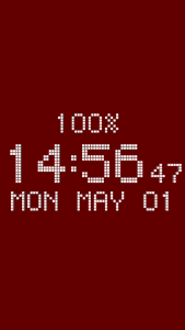 اسکرین شات 2 برنامه 3D Digital Clock-7