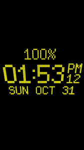 اسکرین شات 5 برنامه 3D Digital Clock-7