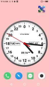 اسکرین شات برنامه Analog Clock 24-7 5