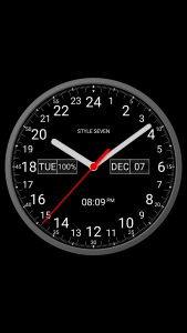 اسکرین شات 3 برنامه Analog Clock 24-7