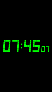 اسکرین شات برنامه Animated Digital Clock-7 7