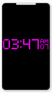 اسکرین شات برنامه Animated Digital Clock-7 4