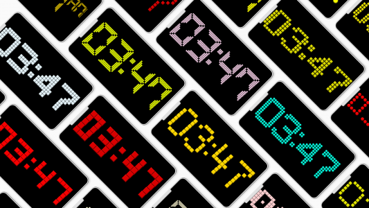 اسکرین شات برنامه Animated Digital Clock-7 1
