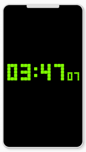 اسکرین شات برنامه Animated Digital Clock-7 8
