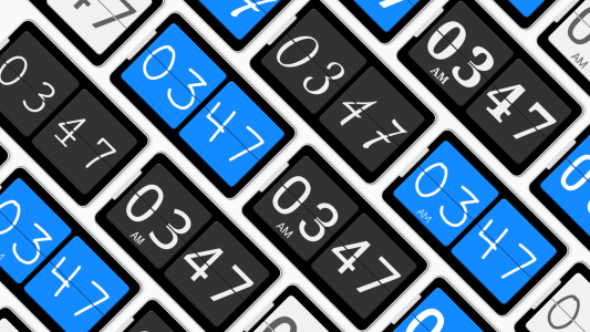 اسکرین شات 1 برنامه Flip Clock-7