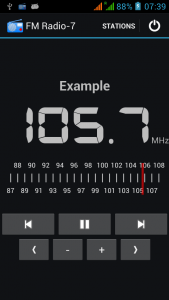 اسکرین شات 2 برنامه FM Radio-7