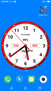 اسکرین شات برنامه Color Analog Clock-7 6