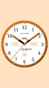 اسکرین شات برنامه Color Analog Clock-7 4