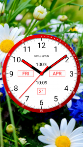 اسکرین شات برنامه Color Analog Clock-7 3