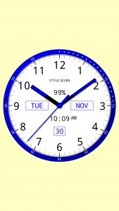 اسکرین شات برنامه Color Analog Clock-7 2