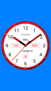 اسکرین شات برنامه Color Analog Clock-7 1