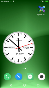 اسکرین شات 6 برنامه White Analog Clock-7