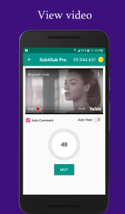 اسکرین شات 4 برنامه Sub4Sub - View4View For Video