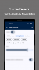 اسکرین شات 1 برنامه Bass+: Subwoofer Bass Booster