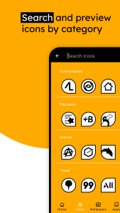 اسکرین شات 2 برنامه Japes Ink - Icon Pack