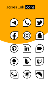 اسکرین شات 6 برنامه Japes Ink - Icon Pack
