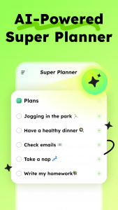 اسکرین شات برنامه Super Planner: AI Task Helper 1