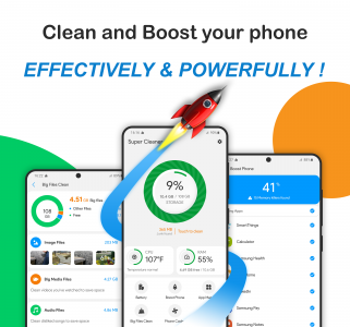 اسکرین شات برنامه Super Cleaner - Phone Booster 1
