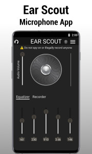 اسکرین شات 1 برنامه Ear Scout: Sound Amplifier