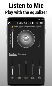 اسکرین شات 2 برنامه Ear Scout: Sound Amplifier