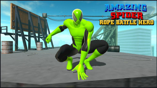 اسکرین شات برنامه Amazing Spider Fight: Strange Rope hero battle 1