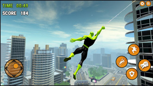اسکرین شات برنامه Amazing Spider Fight: Strange Rope hero battle 3
