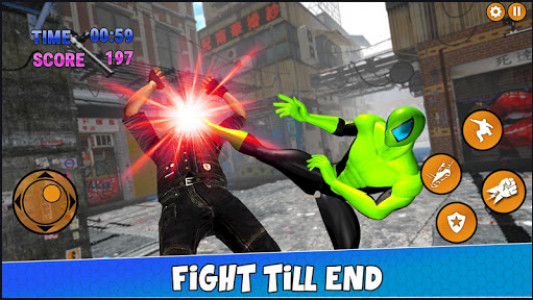 اسکرین شات برنامه Amazing Spider Fight: Strange Rope hero battle 5