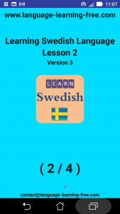 اسکرین شات 8 برنامه Learning Swedish language (les