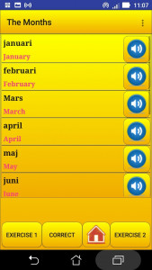 اسکرین شات 7 برنامه Learning Swedish language (les