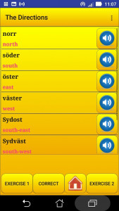 اسکرین شات 2 برنامه Learning Swedish language (les