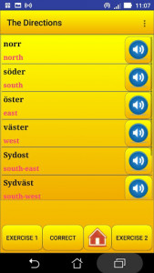 اسکرین شات برنامه Learning Swedish language (lesson 2) 2