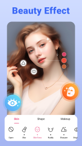 اسکرین شات 3 برنامه Beauty Camera & Makeup Stylist