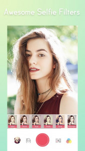 اسکرین شات 2 برنامه Sweet Selfie Camera:beauty cam